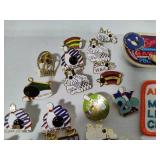 Assorted Bowling Pins/Patches