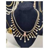 Assorted Pearl Costume Jewelry