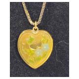 1/20 12K Lestage Vintage Locket w/Danecraft Chain
