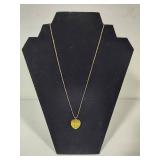 1/20 12K Lestage Vintage Locket w/Danecraft Chain