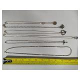 925/Sterling Stamped Chains & Pendants (see description)