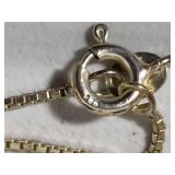 925/Sterling Stamped Chains & Pendants (see description)