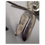 925/Sterling Pins, Earrings & Pendant