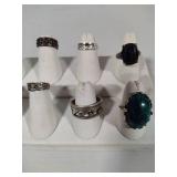 925/Sterling Lot of Rings