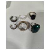 925/Sterling Lot of Rings