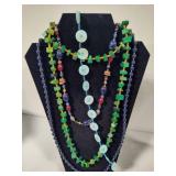 Lot of Assorted Colorful Beaded Costume Jewelry