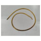 24K HGE Chain & 14K HGE Ring - Both Damaged - See Desc.