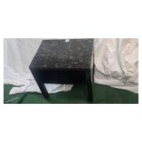 Small Unique Bedside Granite Table – From a Shut-Down Hotel: Dimensions: 24"L × 18"W × 24"H