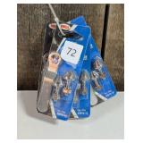 Bell Automotive 22-1-45915-8 Anti-Theft License Plate Fastener (set of 4)