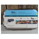 Char-Broil Deep Dish and Cutting Board Stainless Steel Heat-Resistant Grill Topper Black/Silver