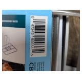 Char-Broil Deep Dish and Cutting Board Stainless Steel Heat-Resistant Grill Topper Black/Silver