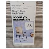 Sling Folding Patio Chair - Tan - Room Essentials