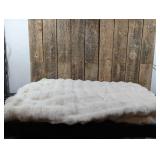 Bubble Fur Throw Ivory - Threshold