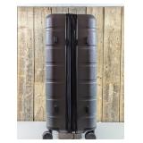 Hardside Large Checked Suitcase Gray - Open Story