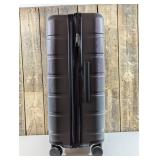 Hardside Large Checked Suitcase Gray - Open Story