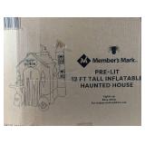 Pre-Lit 12FT Halloween Inflatable Haunted House