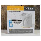 Intex Quick Fill Cylinder Mini USB Air Pump: Universal Electric Airbed Device