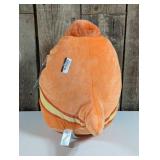 Squishmallows - Orange Dinosaur with Fuzzy Head Plush Toy