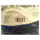 Full/Queen Corduroy Plaid Comforter Navy Blue - Room Essentials