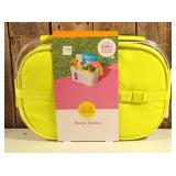 36 Cans/31qt Soft Sided Cooler - Sun Squad™ Beige Checkered/Yellow