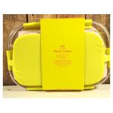 36 Cans/31qt Soft Sided Cooler - Sun Squad™ Beige Checkered/Yellow