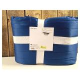 King Satin Quilt Dark Blue - Room Essentials