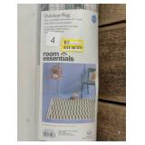 Striped Outdoor Rug Green - Room Essentials