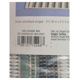 Striped Outdoor Rug Green - Room Essentials