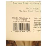 Full/Queen Chunky Knit Bed Blanket Warm Brown - Casaluna