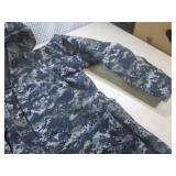 (BR1) Digital Camo Rain Coat with H...