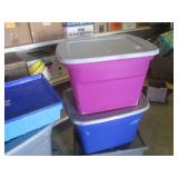 (BS) 5 Totes and Other Container wi...