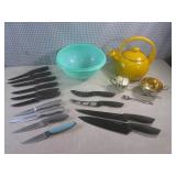 (D-2) Kitchen Knives, Other Kitchen...