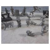 (BS) Assorted Miniature Pewter and ...