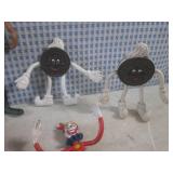 (BS) Assorted Vintage Bendable Figu...