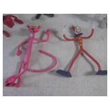 (BS) Assorted Vintage Bendable Figu...