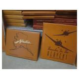 (B-1) 12 Assorted Leather Bound Boo...