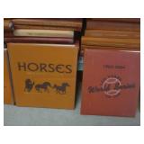 (B-1) 12 Assorted Leather Bound Boo...