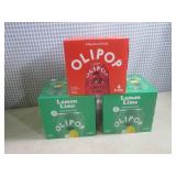 (B-1) 3 - 4-Packs of Olipop 2 Lemon...