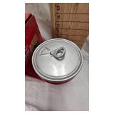 Vintage Coca Cola Can  Cookie Jar 10 1/2" Tall, in box