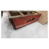Vintage 24 Bottle Coca Cola Wood Carrier Crate
