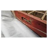 Vintage 24 Bottle Coca Cola Wood Carrier Crate