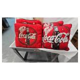 Set of 3 Coca Cola Throw Pillows