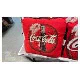Set of 3 Coca Cola Throw Pillows