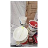 Lot of Various Coca Cola Cups/Drink Cups/Godfather Pitcher