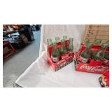 4-Six Packs of 8 oz Coca Cola Bottles w/Earnhardt Jr and Carrier