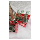 4-Six Packs of 8 oz Coca Cola Bottles w/Earnhardt Jr and Carrier