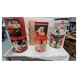Lot of Coca Cola Tins as pictured