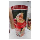 Lot of Coca Cola Tins as pictured
