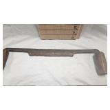 Vintage Drawknife and Vintage Stanley Level