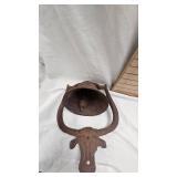 Vintage Longhorn Cow Dinner Bell